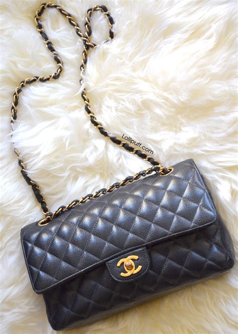 chanel classic flap medium crossbody|Chanel single flap vs double.